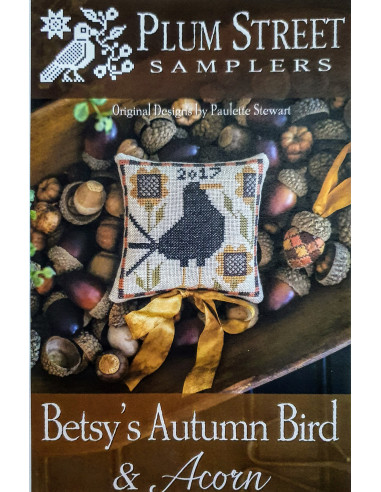 Betsy's Autumn Bird & Acorn- PSS141