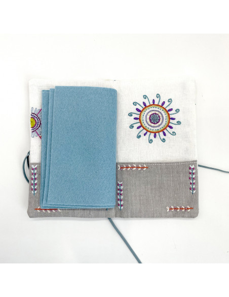 Hand Embroidered Felt Needle Book Kit