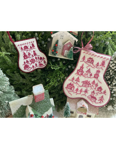 Enchanted Village stocking - JWB444